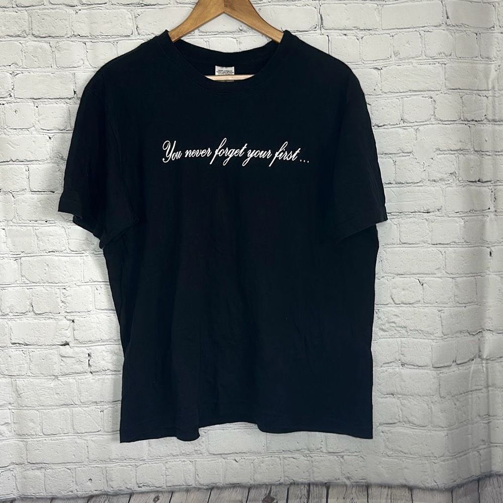 Kiss You Never Forget Your First‎ - 2006 Black Shirt XL 100% Cotton